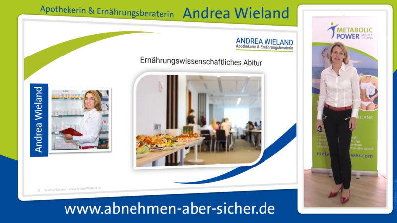 Apothekerin und Ernährungsberaterin Andrea Wieland Abnehmen aber sicher! 