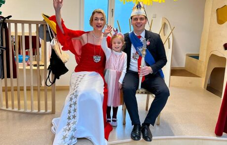 Andrea Wieland Prinzenpaar Besuche Kindergarten