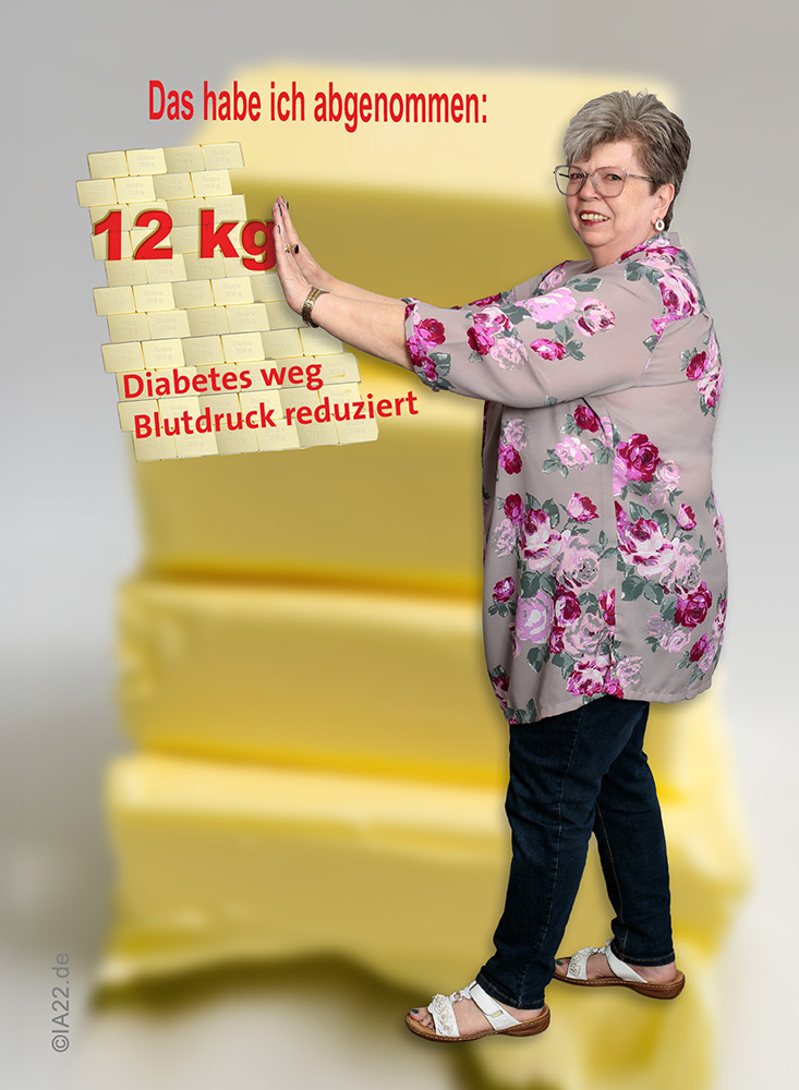 in 4 Monaten: - 12 kg, davon 5,7 kg Körperfett